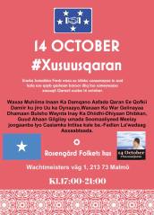 Minnesdag för offren i Mogadishu - Somaliska Freds